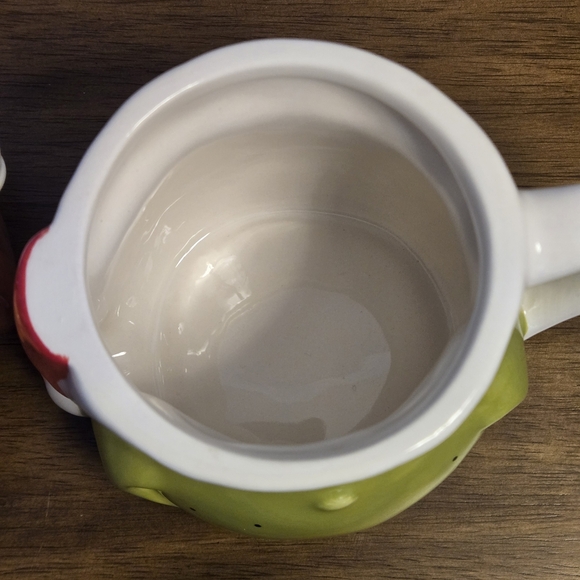 Grinch & Max Ceramic Holiday Mugs w/ Santa Hat Lids – 23 oz – Dr. Seuss Set of 2 - Picture 8 of 16